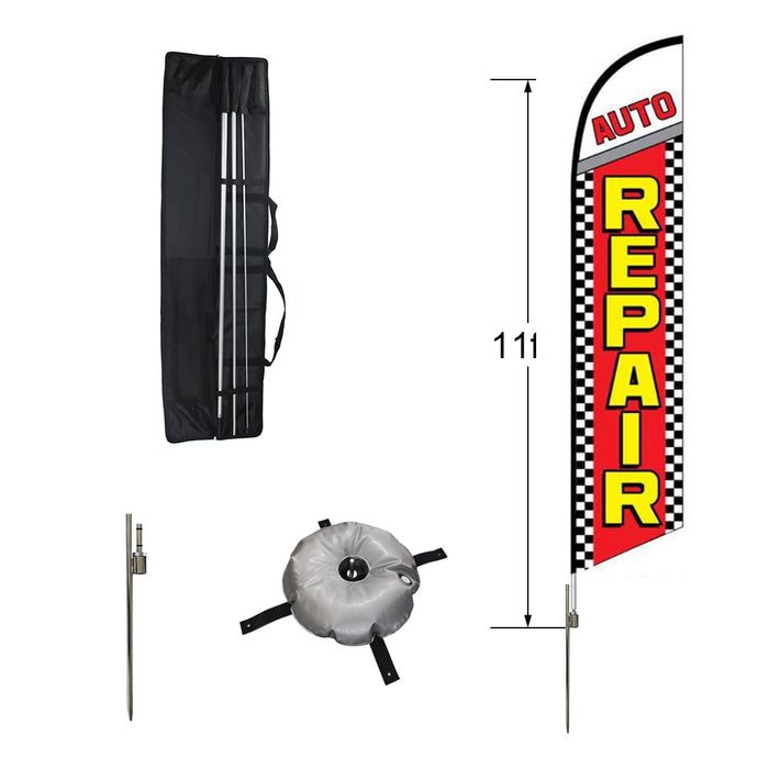 Auto Repair Feather Flags